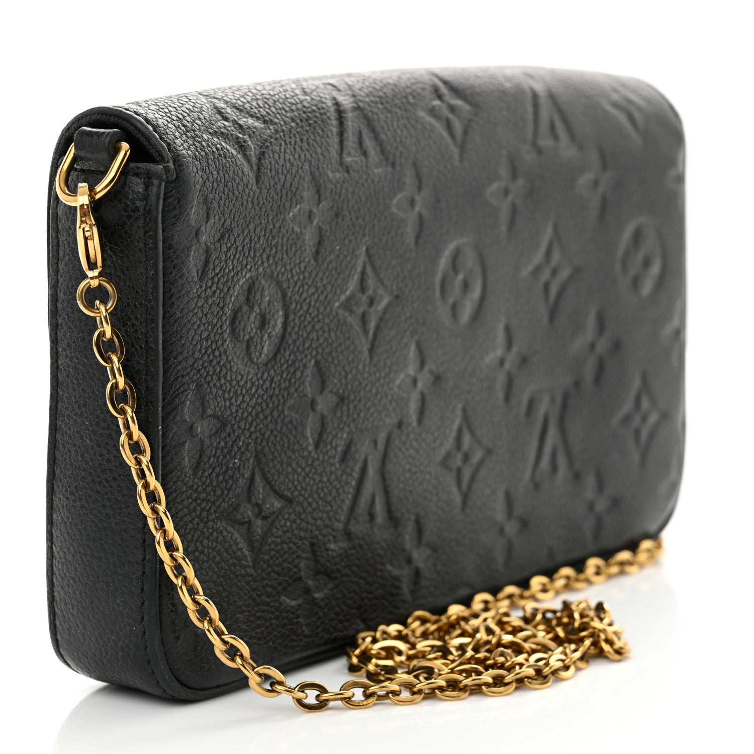 Empreinte Pochette Felicie Chain Wallet Black