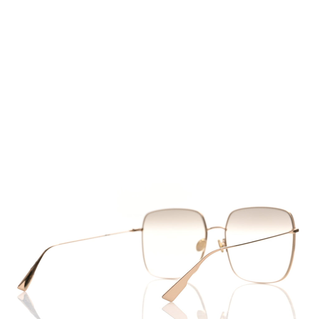 Metal Diorstellaire 1 Sunglasses Gold
