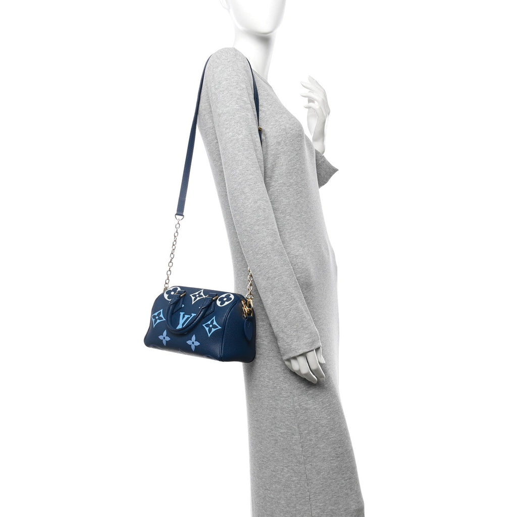 Empreinte Monogram Giant Speedy Bandouliere 20 Degrade Blue