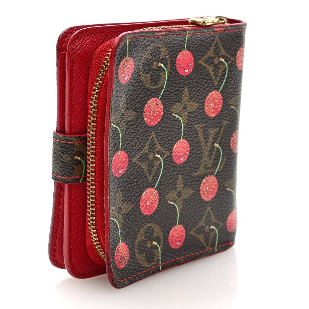 Monogram Cerises Compact Zippe Wallet