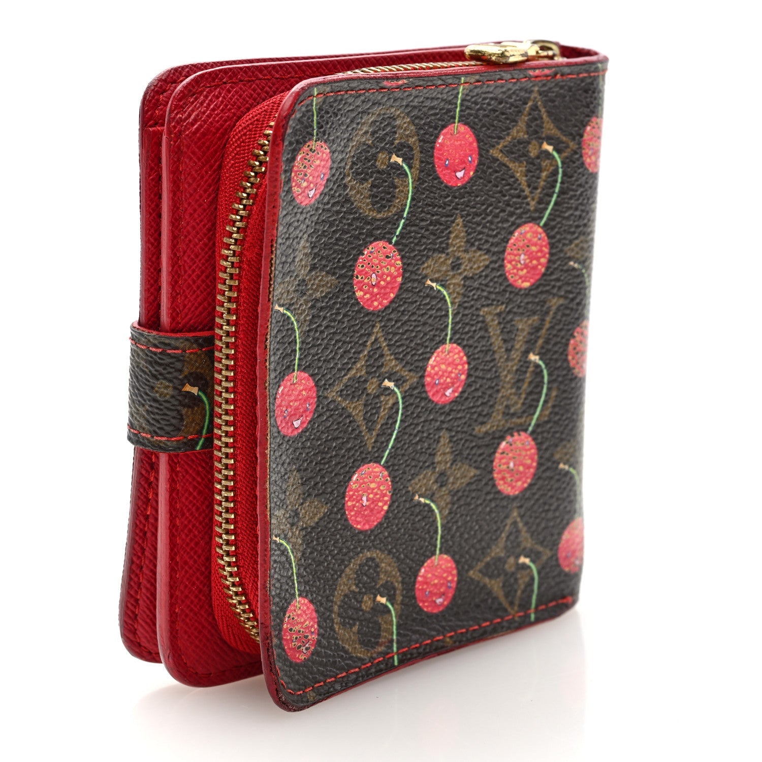 Monogram Cerises Compact Zippe Wallet