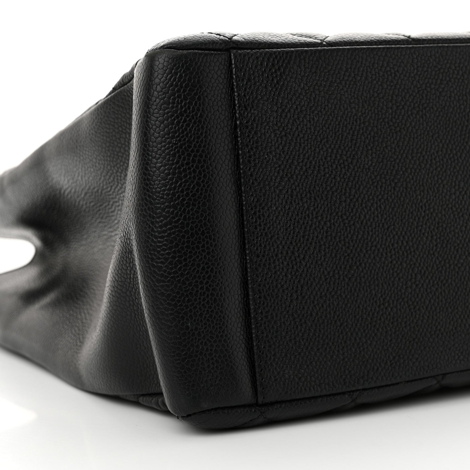 Caviar Quilted Grand Shopping Tote GST Black