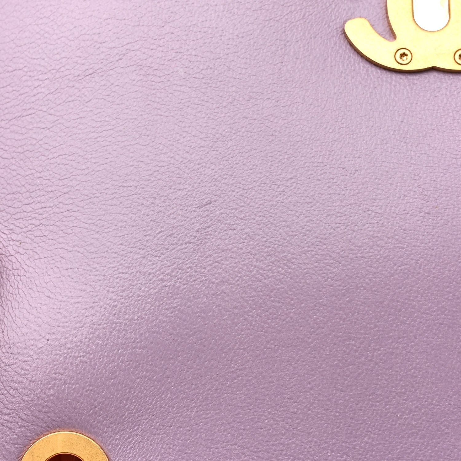 Lambskin Quilted Braided CC Small Flap Lilac