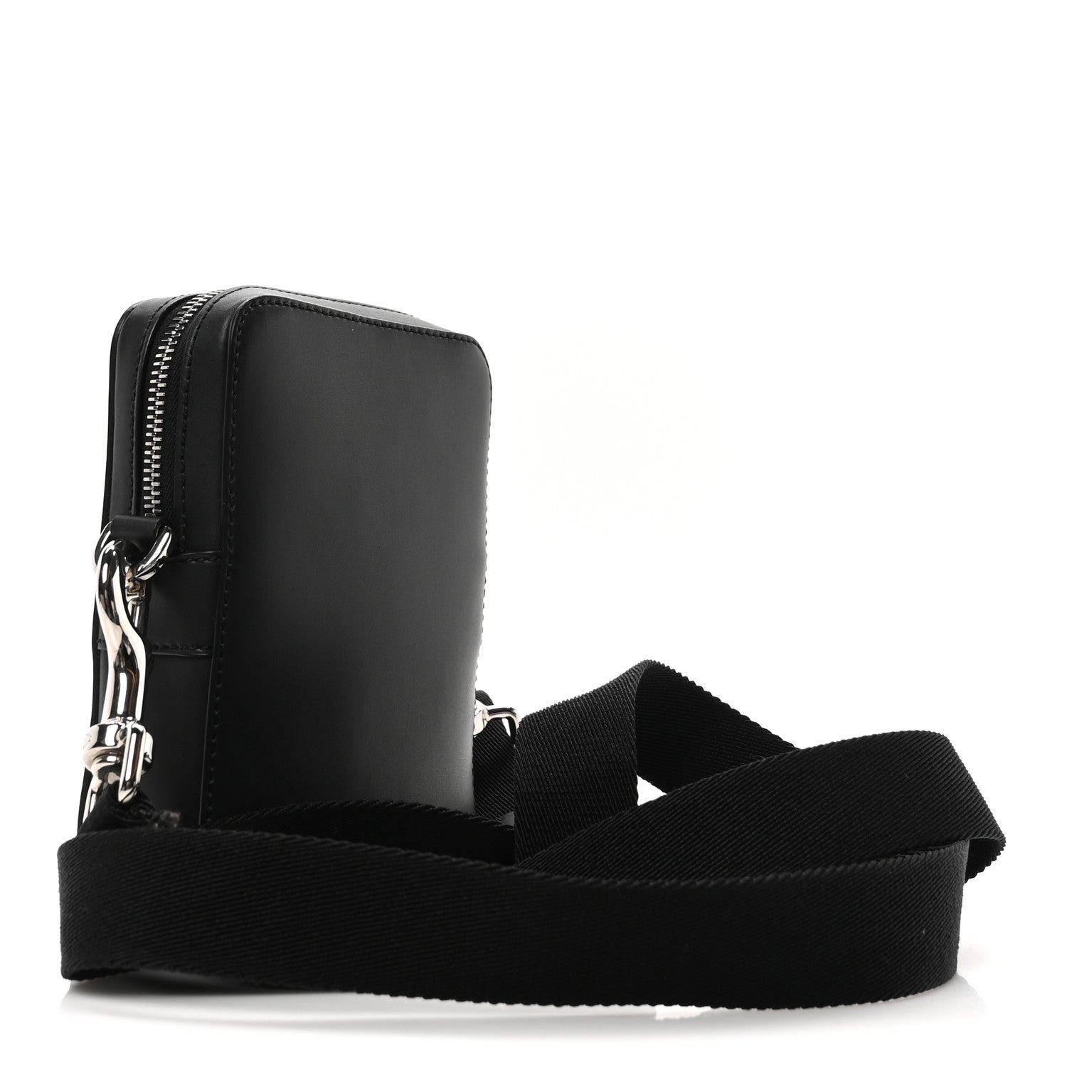 Calfskin VLTN Print Small Crossbody Bag Black