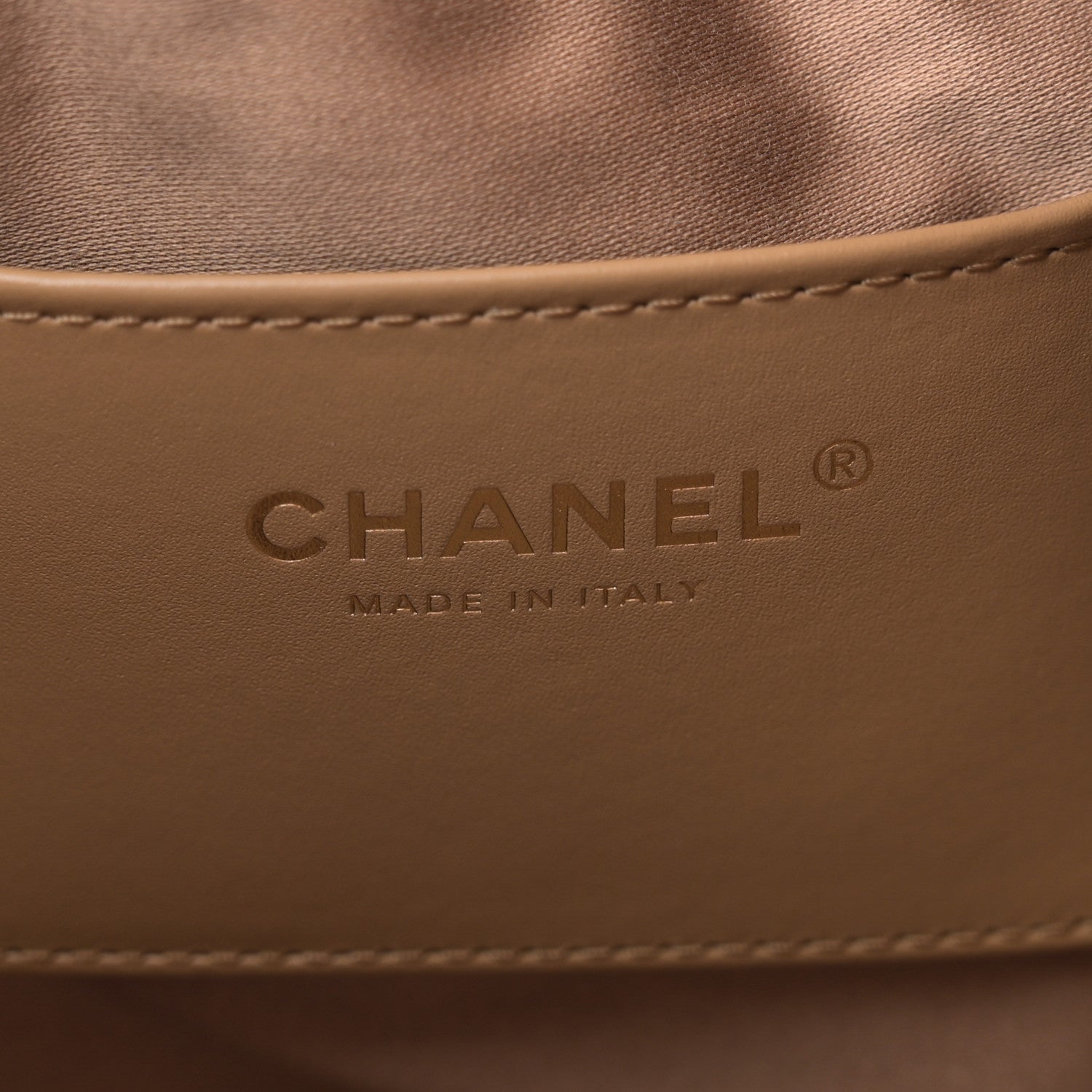 Caviar Quilted Medium Chanel 25 Handbag Dark Beige