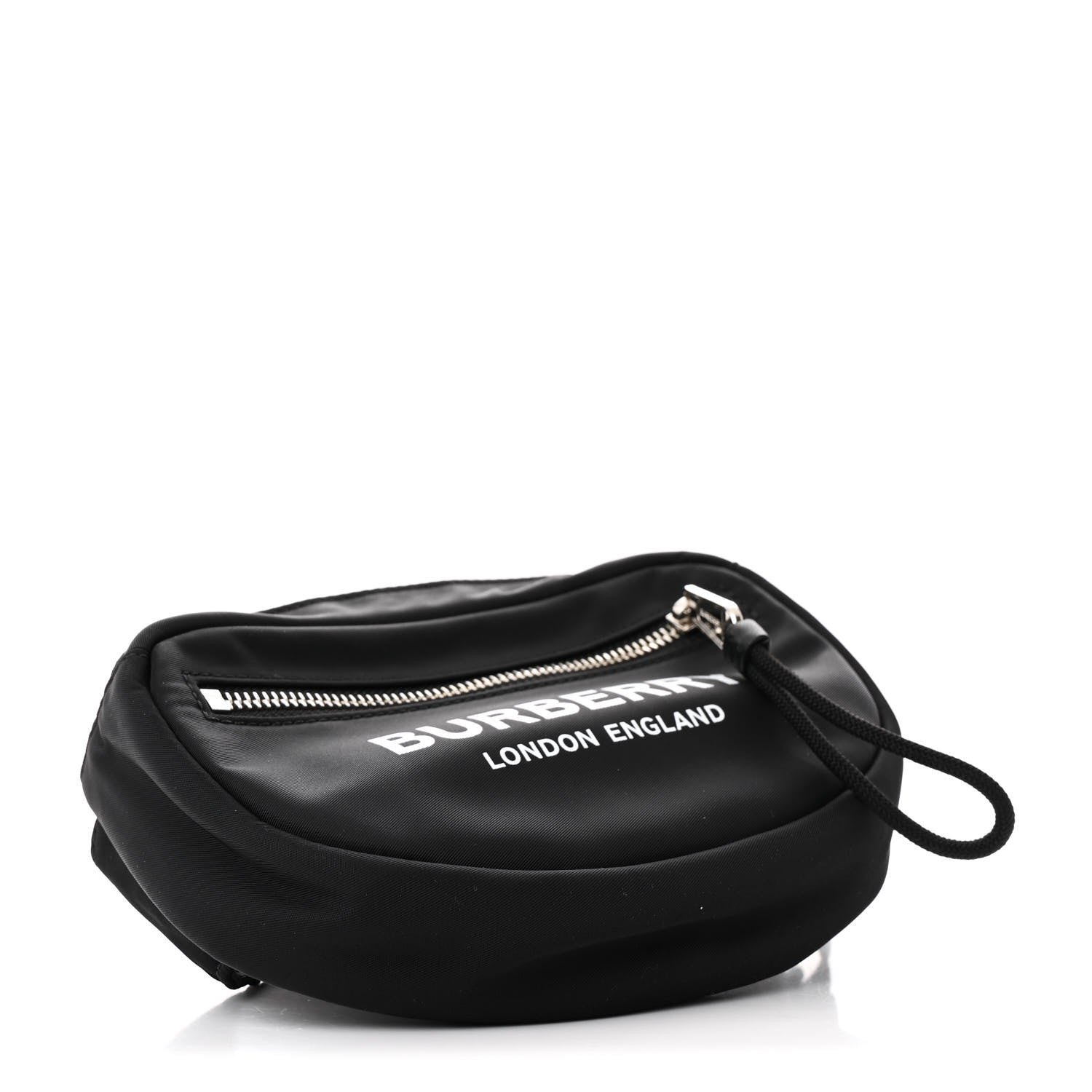 Econyl Logo Print Small Cannon Bum Bag Black