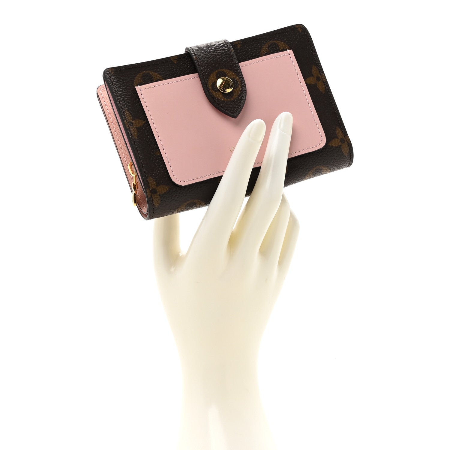 Monogram Juliette Wallet Rose Ballerine