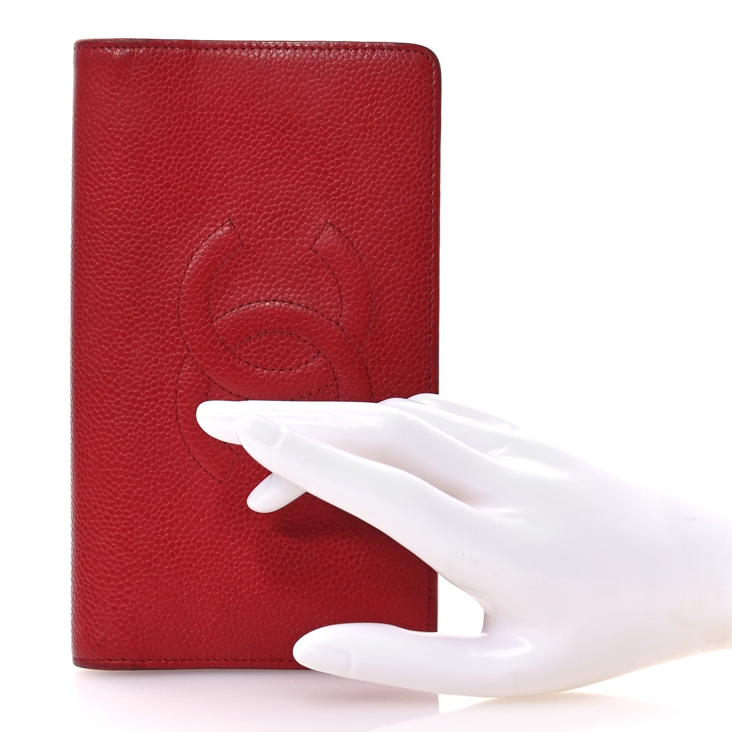 Caviar Timeless CC Yen Wallet Red