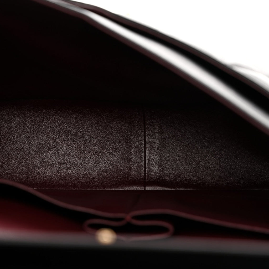 Lambskin Quilted Jumbo Double Flap Black