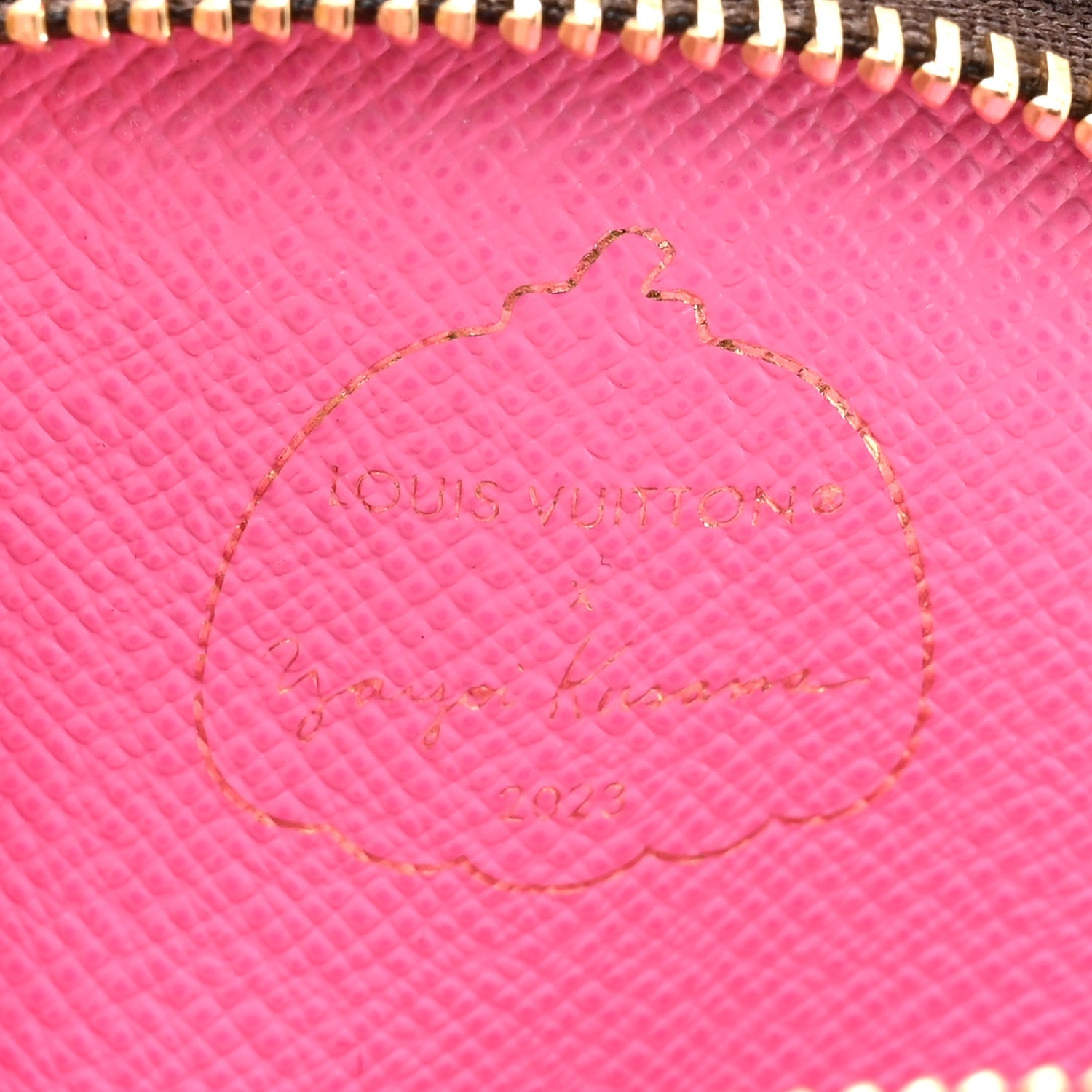 LV X YK Monogram Pumpkin Coin Purse
