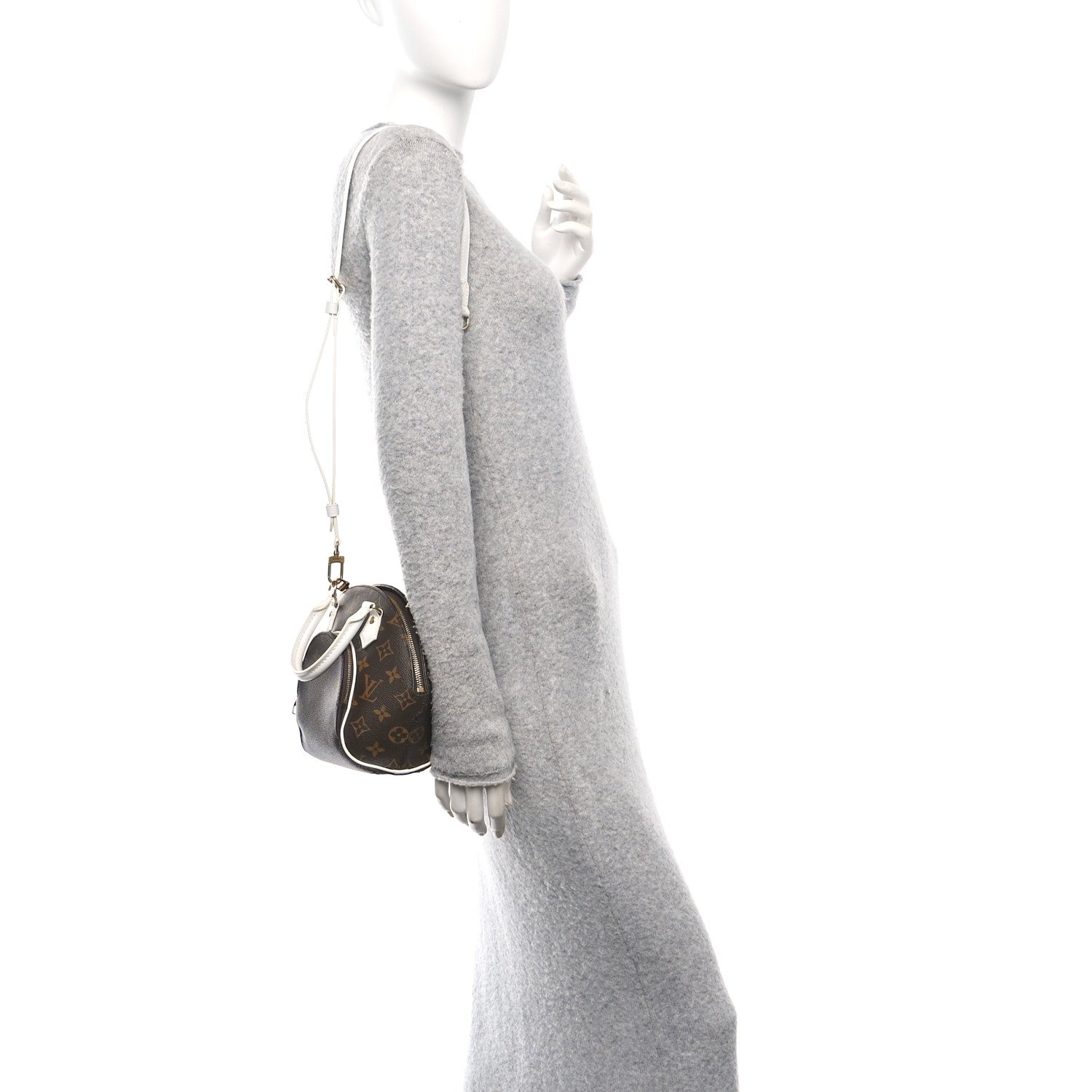 Monogram LV Match Ellipse BB White