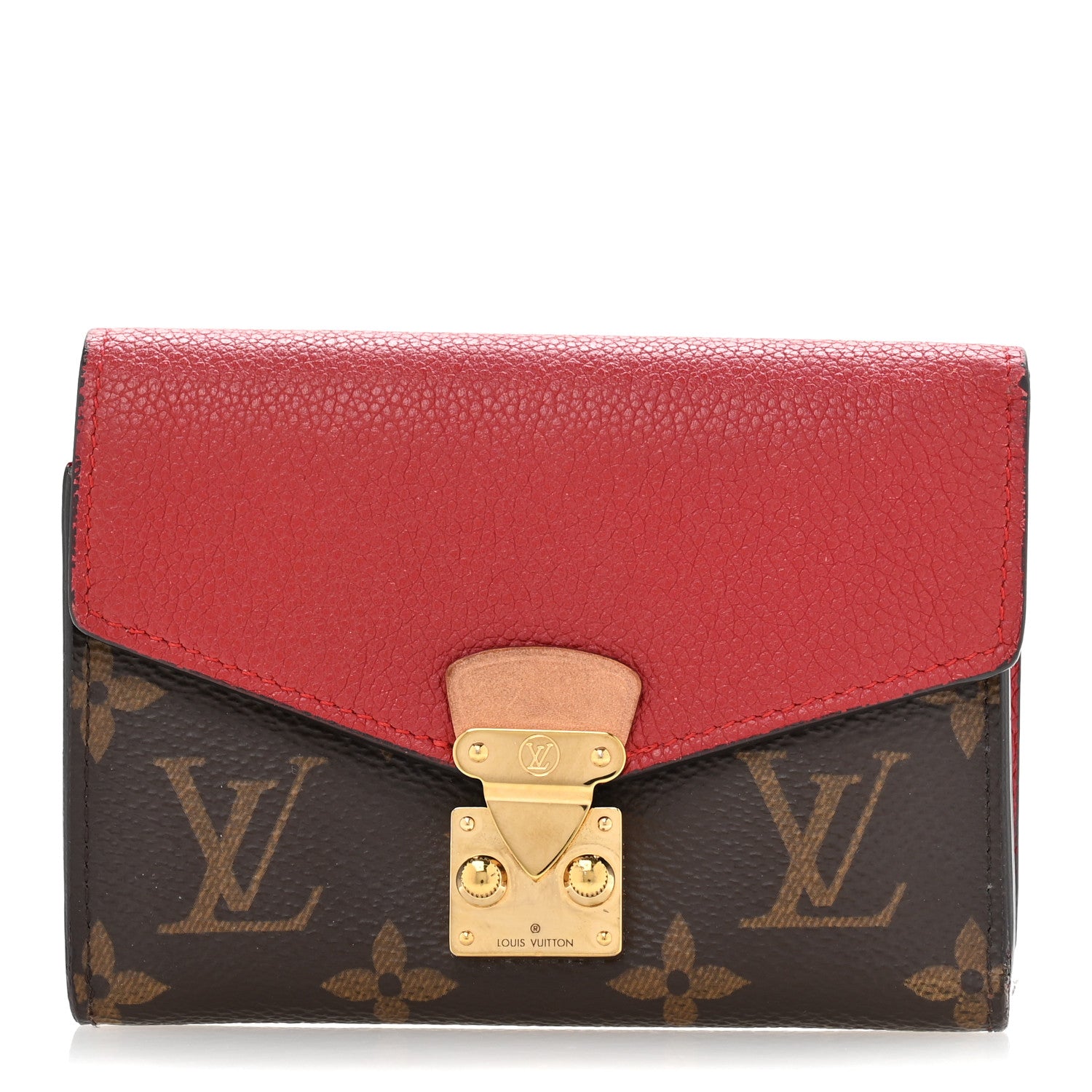 Monogram Pallas Compact Wallet NM Cerise
