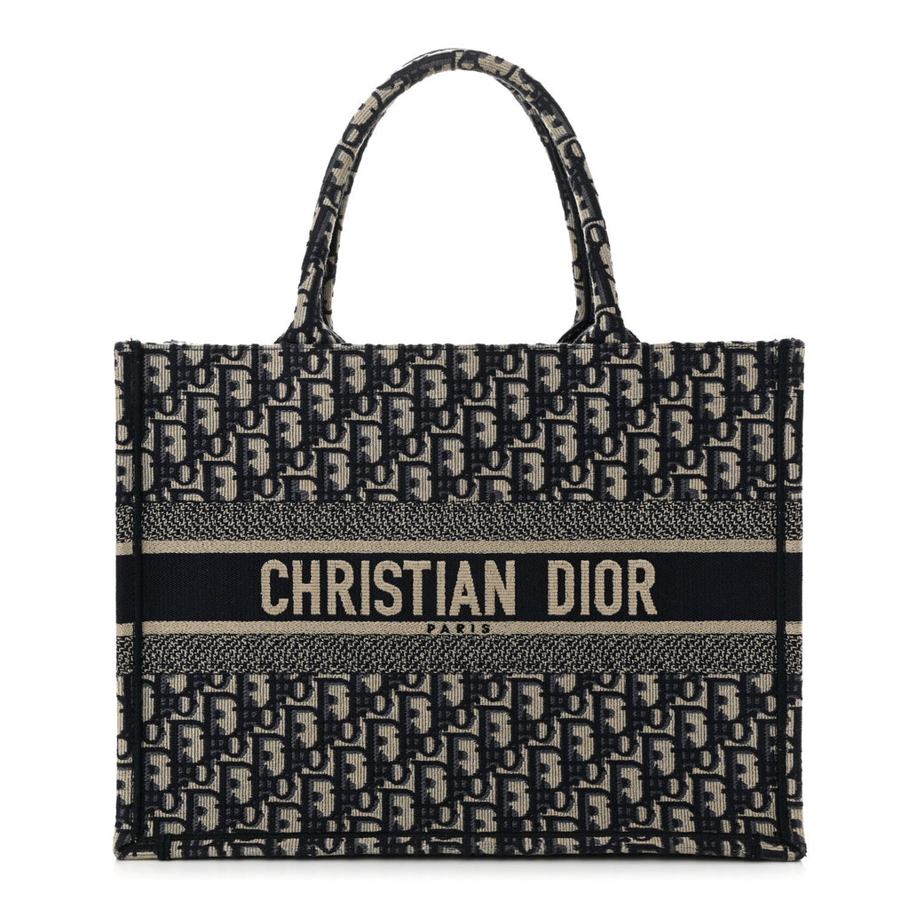 Oblique Medium Book Tote Blue Multicolor