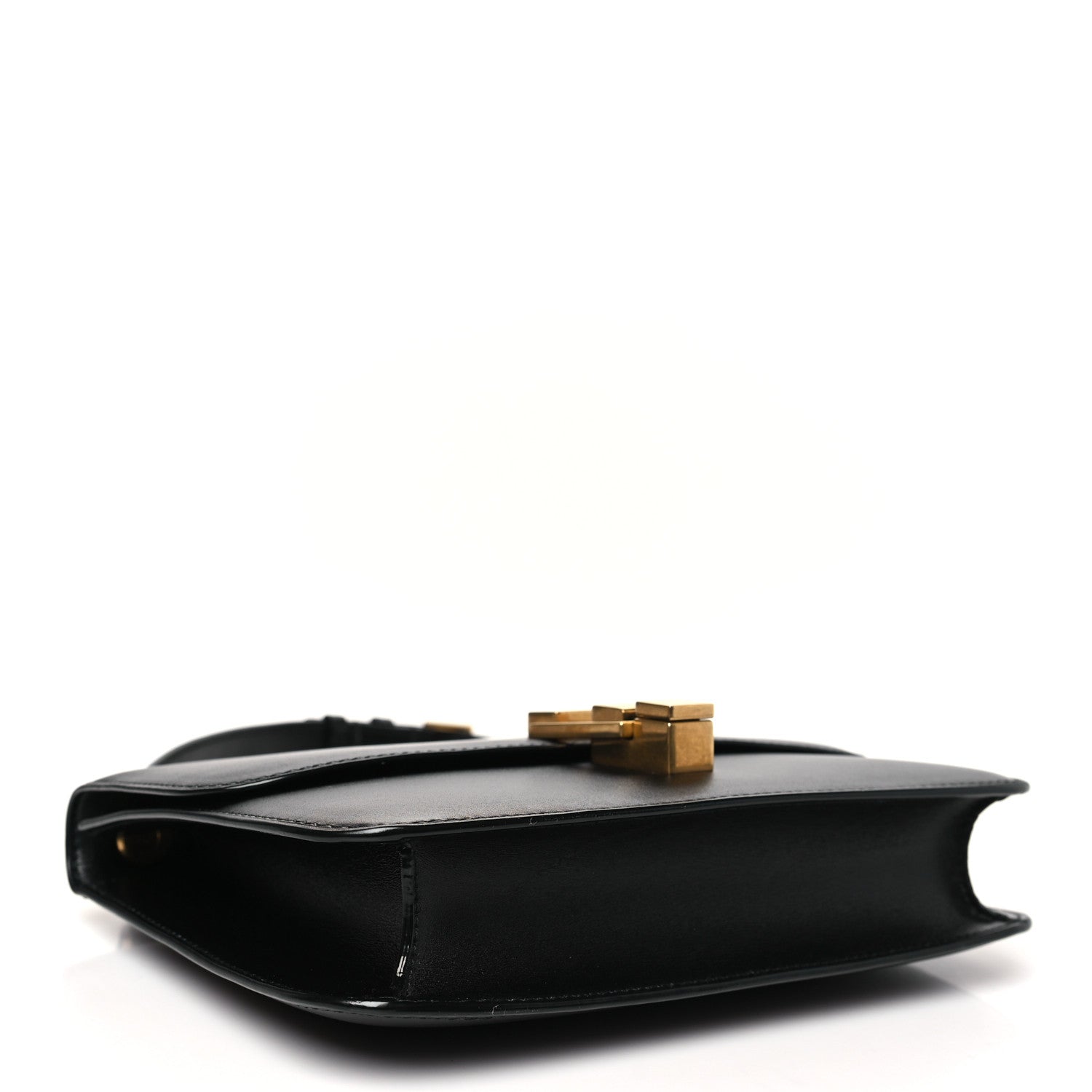 Smooth Calfskin Carre Satchel Black