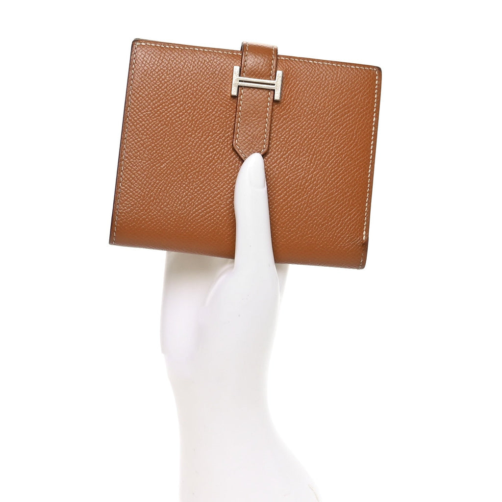 Epsom Bearn Compact Wallet Gold