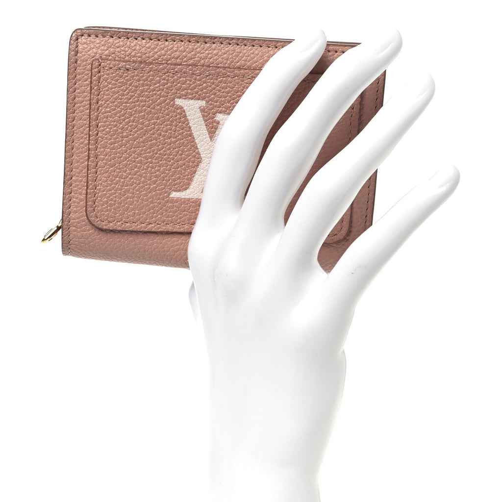 Empreinte Monogram Giant Clea Wallet Rose Trianon Creme