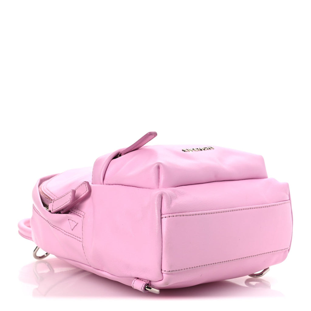 Smooth Calfskin Nano Backpack Bright Pink