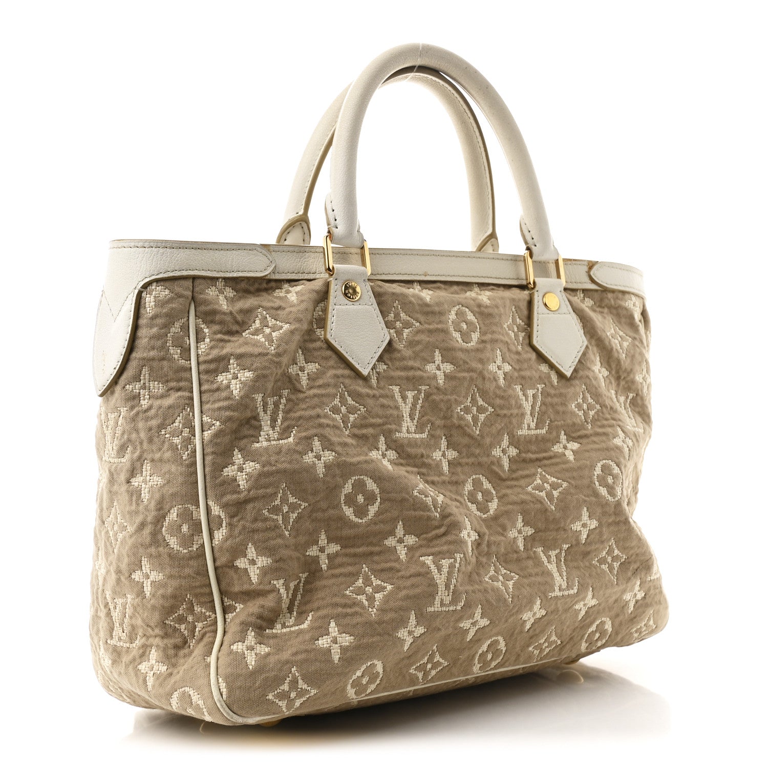 Monogram Sabbia Cabas MM White
