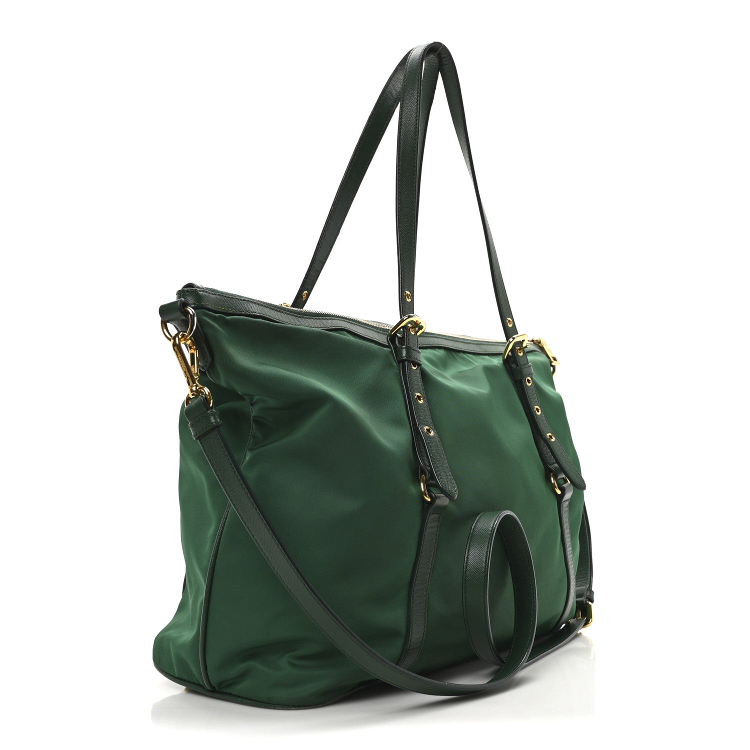 Tessuto Nylon Saffiano Tote Oleandro