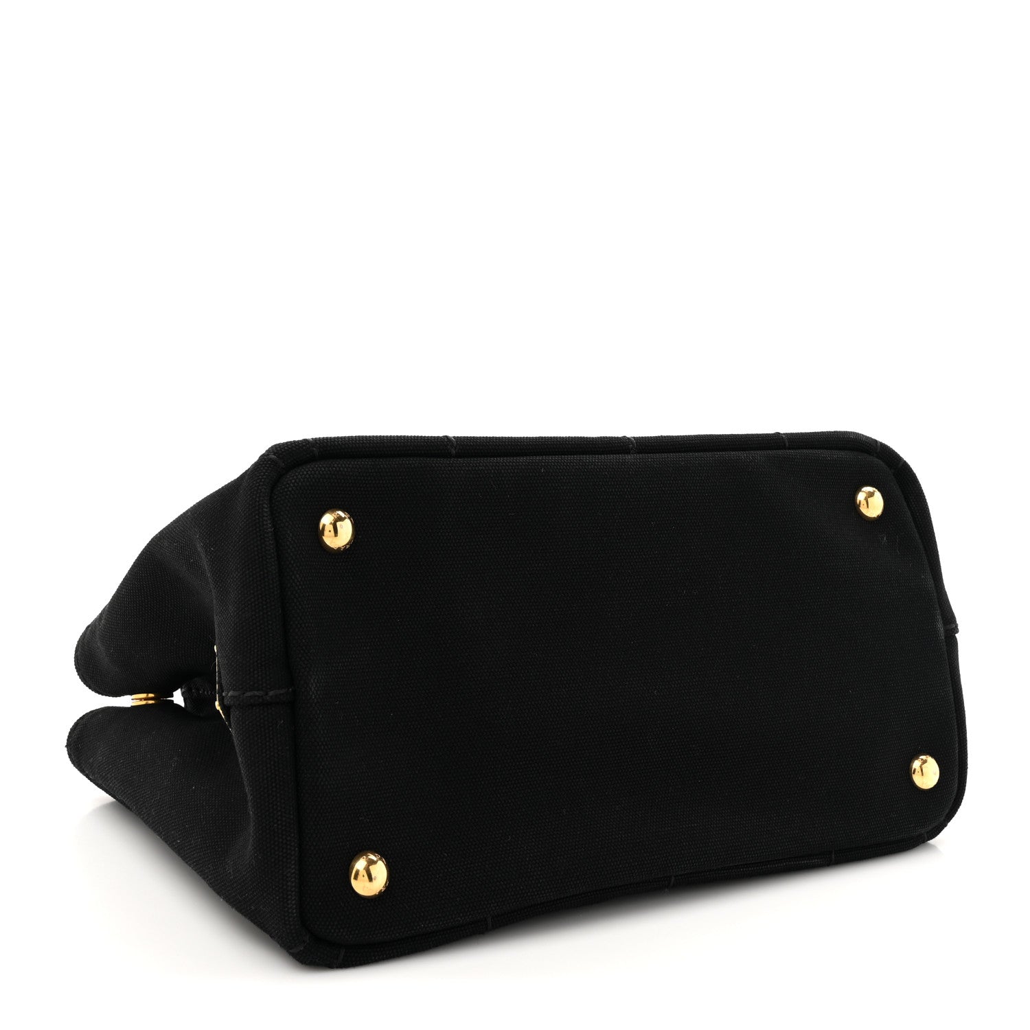 Canapa Small Logo Tote Black Talco