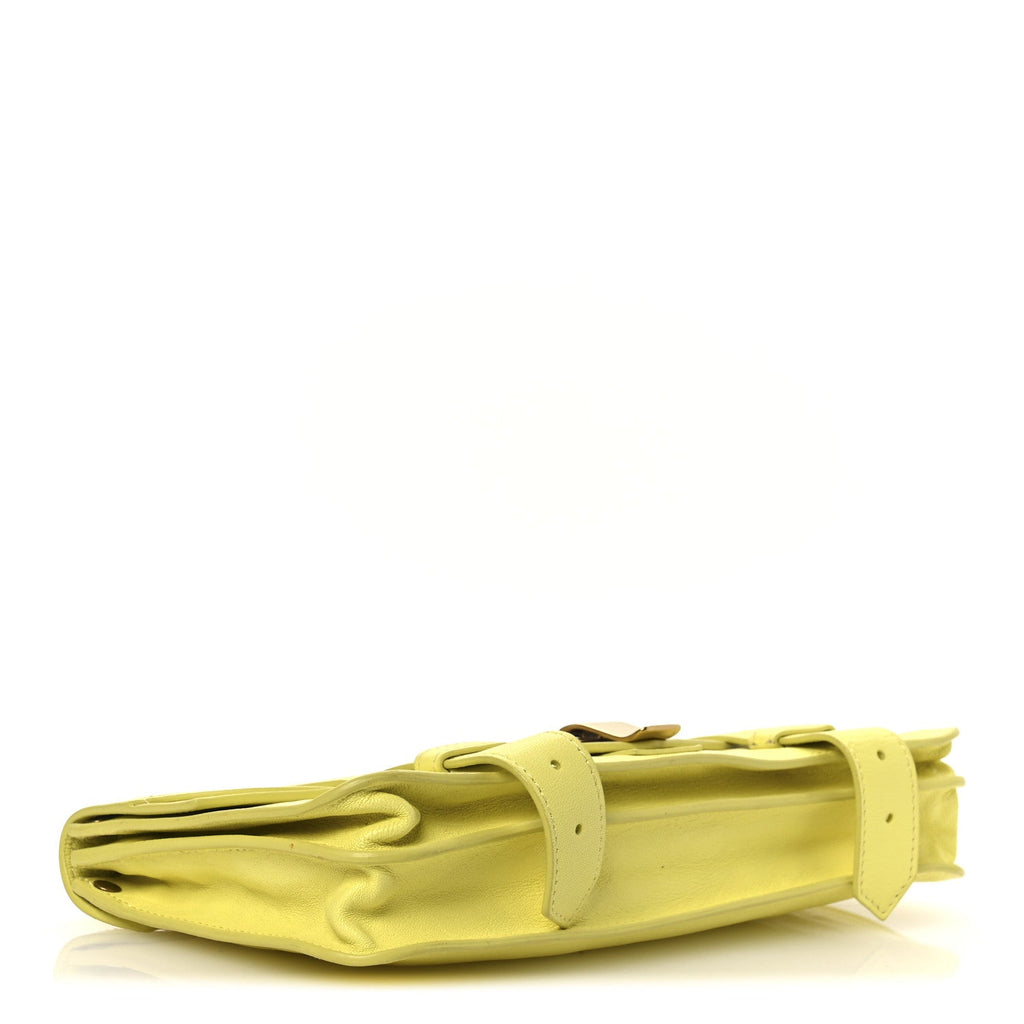 Lambskin PS1 Pochette Clutch Lemon