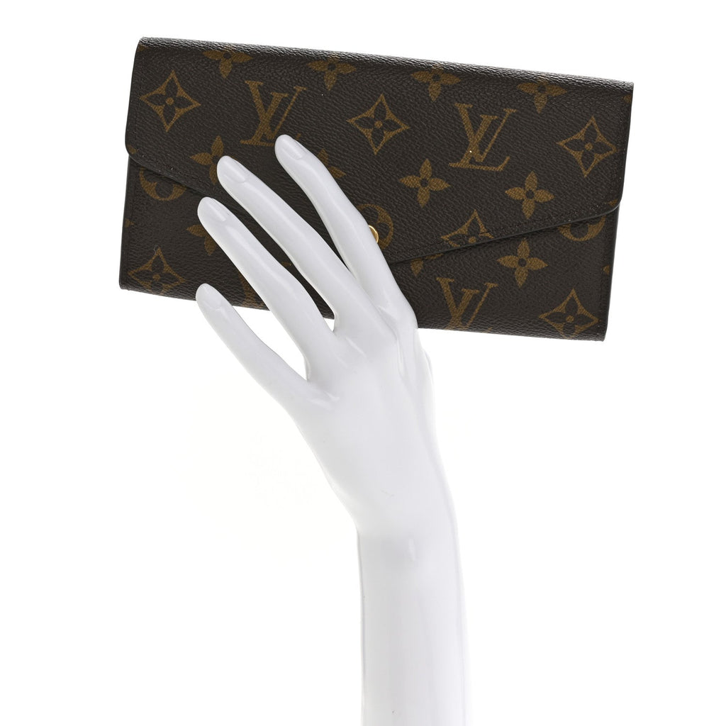 Monogram Sarah Wallet NM Rose Ballerine