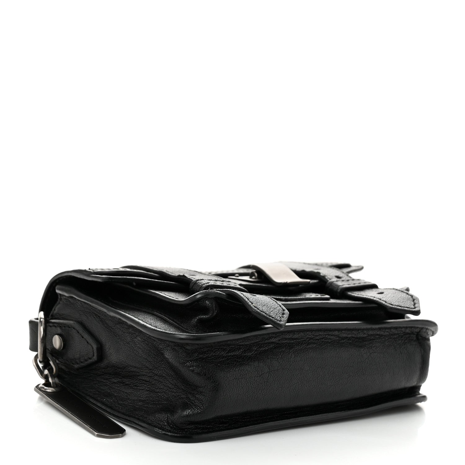 Lambskin Micro PS1 Satchel Black
