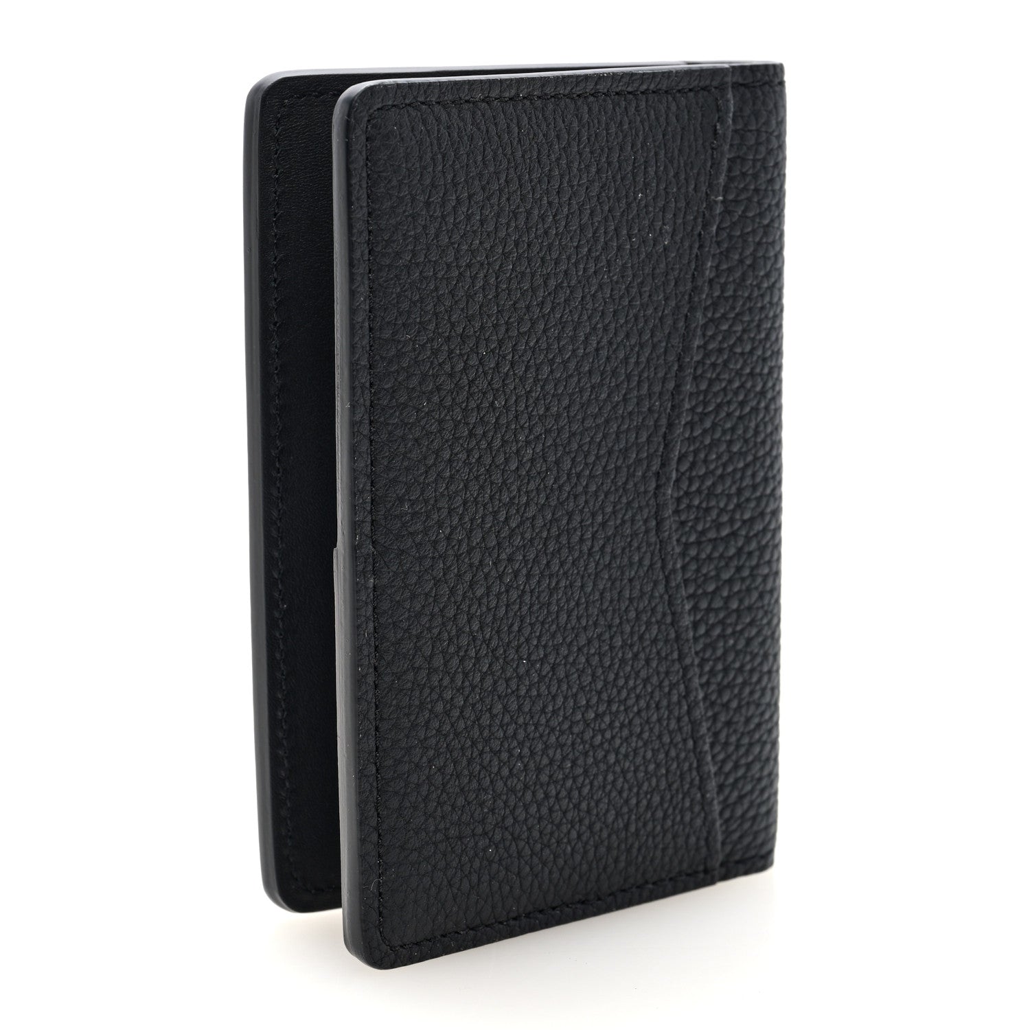 Millesime Calfskin Monogram Pocket Organizer Black