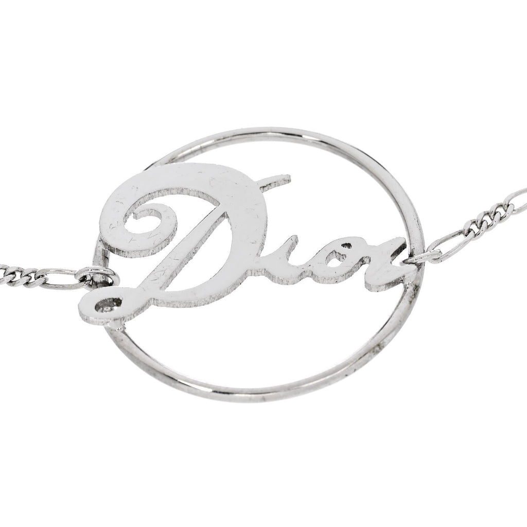 Metal Logo Bracelet Silver