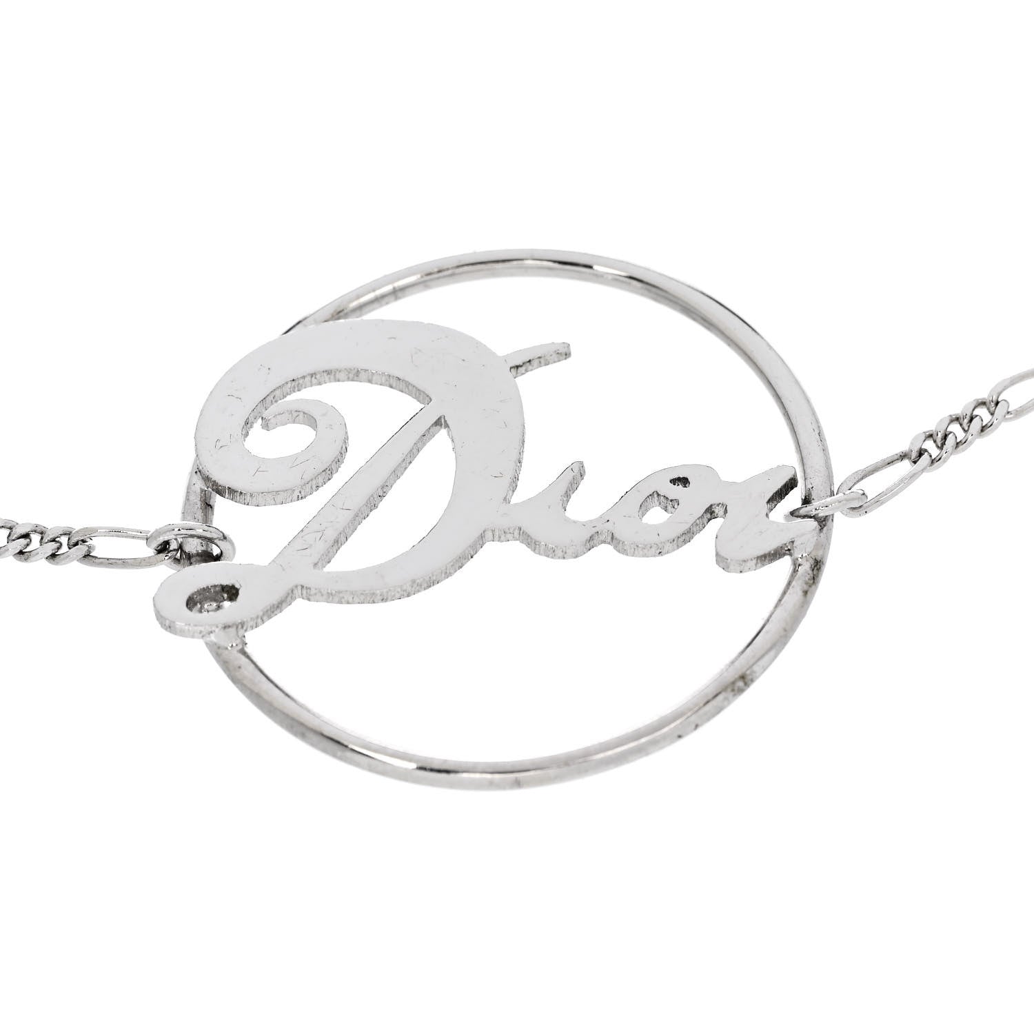 Metal Logo Bracelet Silver