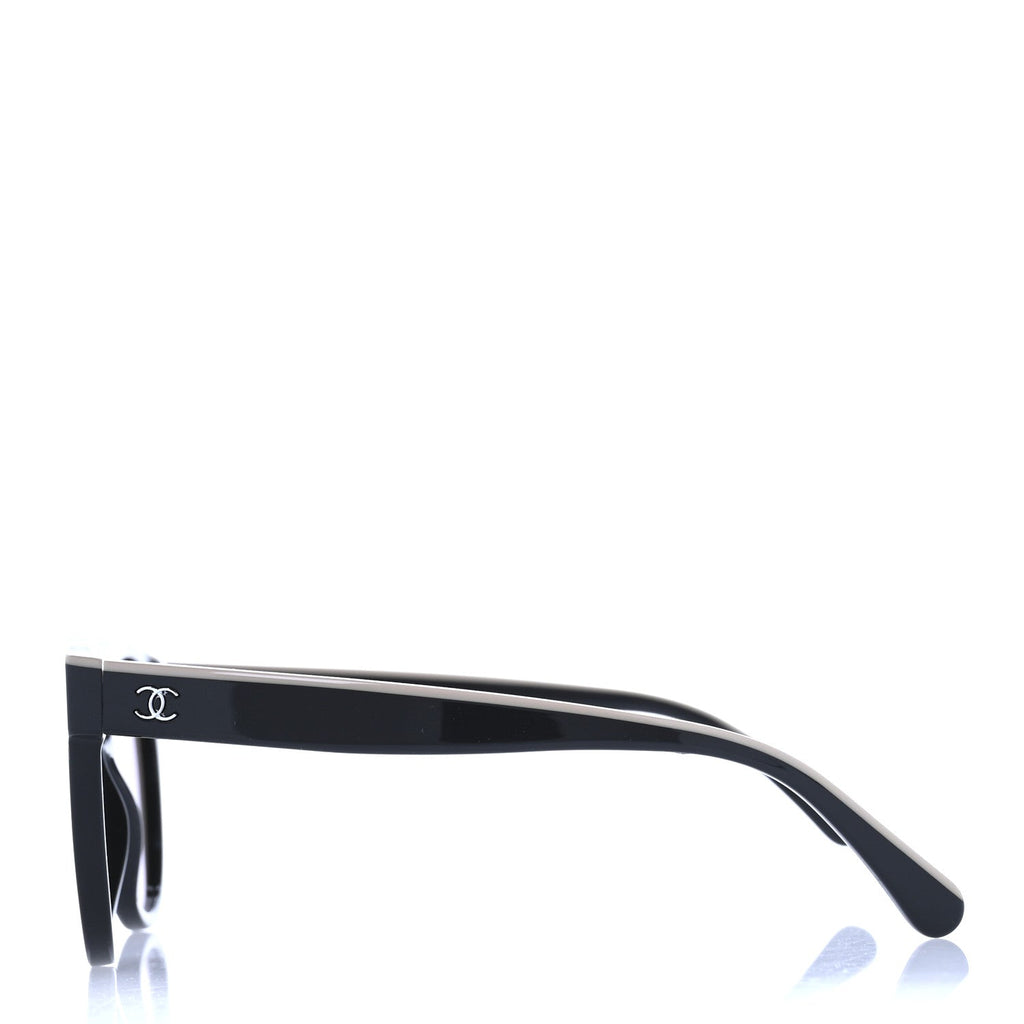 Acetate CC Butterfly Sunglasses 5414 Black Beige