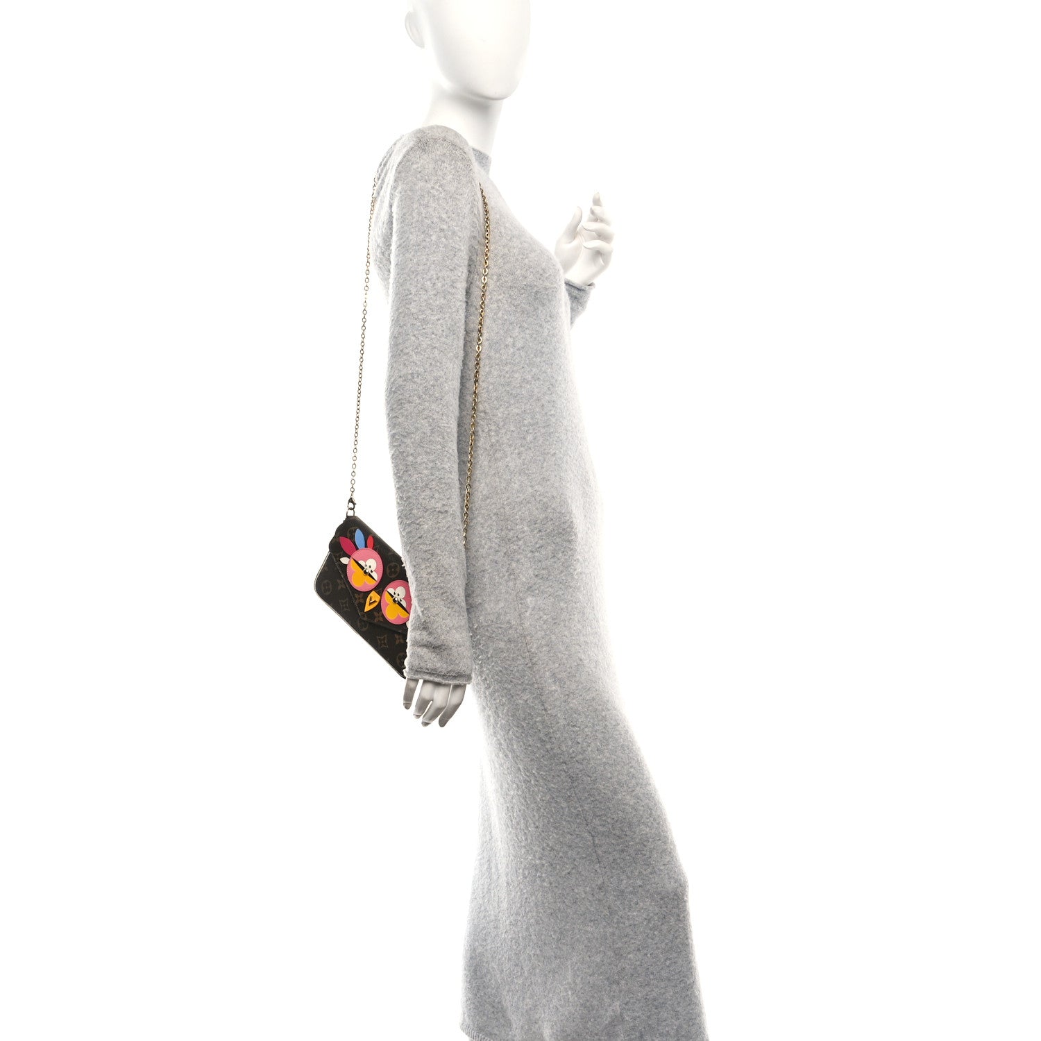 Monogram Lovely Birds Pochette Felicie Chain Wallet