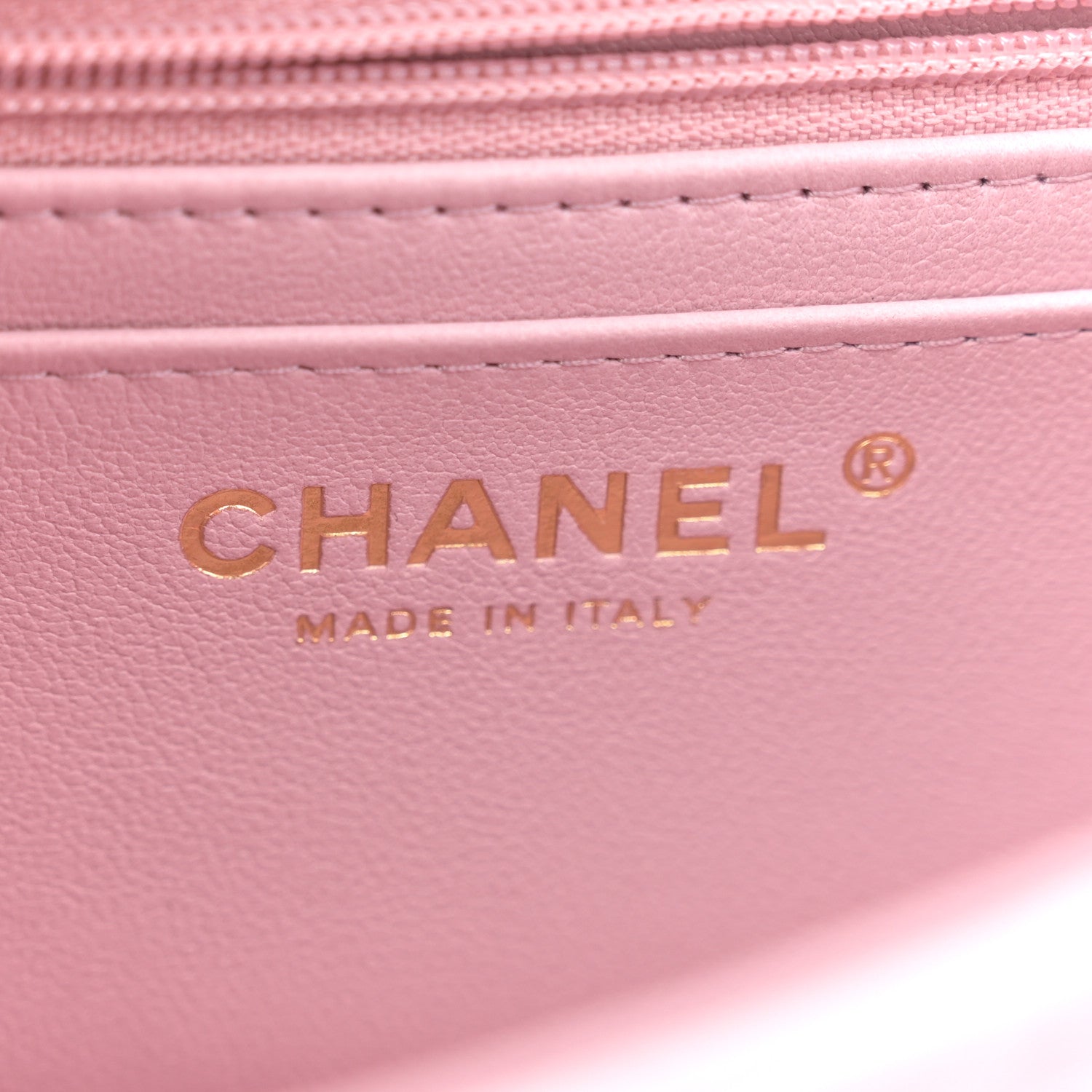 Lambskin Quilted Mini Top Handle Rectangular Flap Light Pink