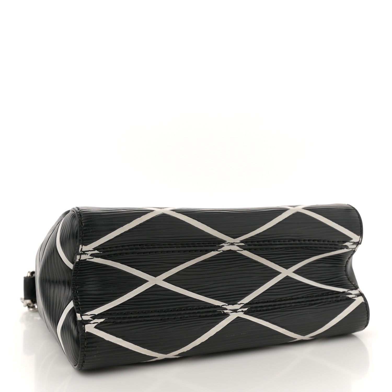 Epi Malletage Twist Shoulder Bag PM Black