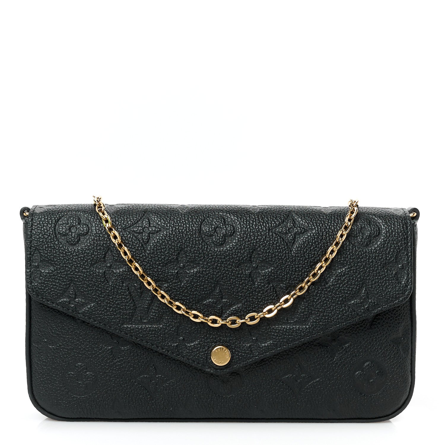 Empreinte Pochette Felicie Chain Wallet Black