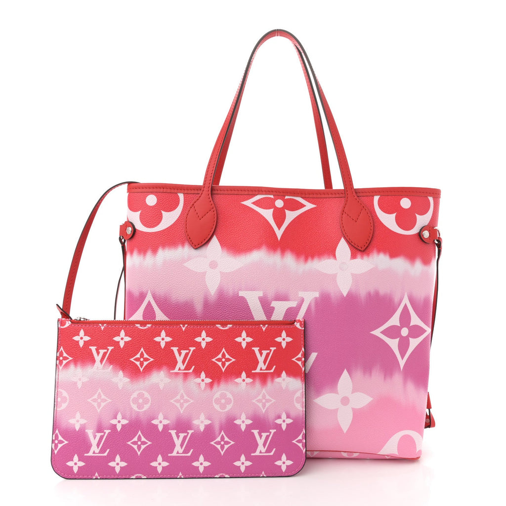 Monogram Escale Neverfull MM Rouge
