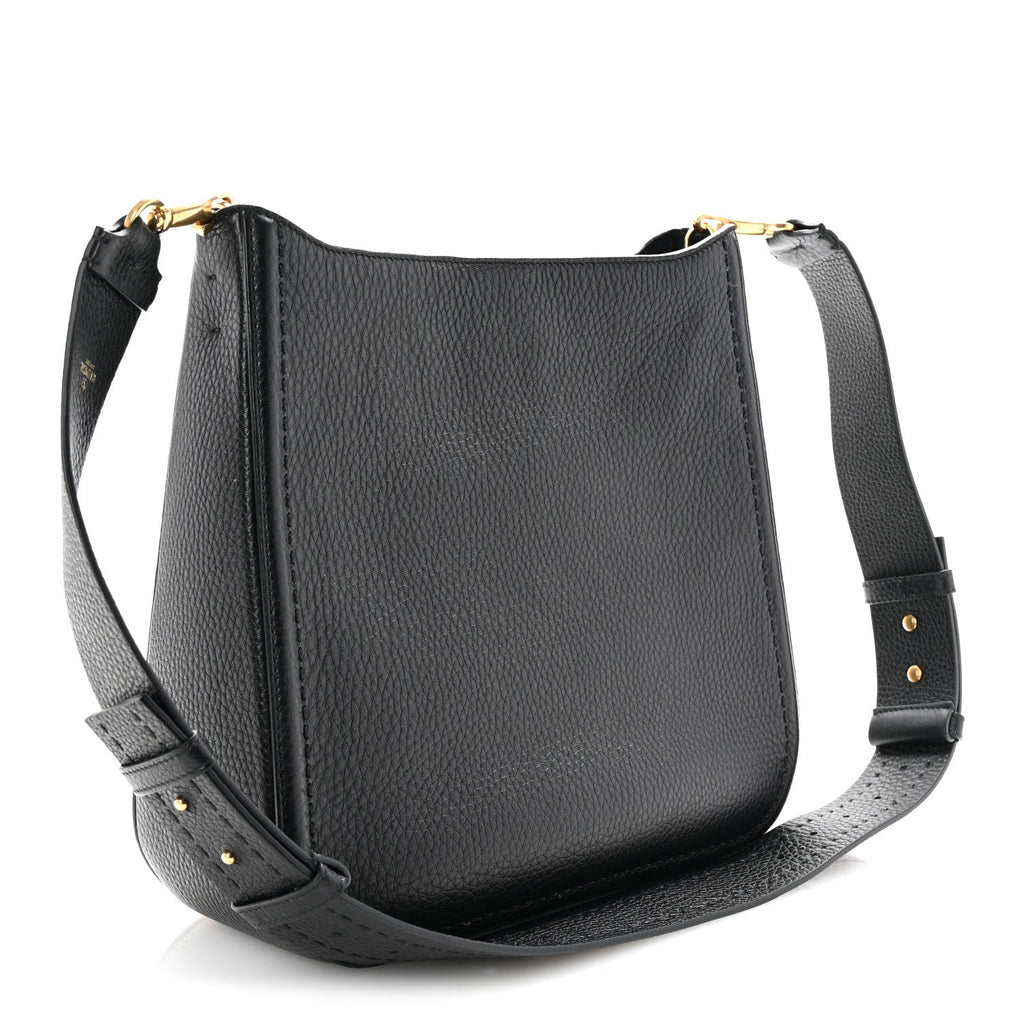Soft Grainy Calfskin Alltime Large Hobo Black