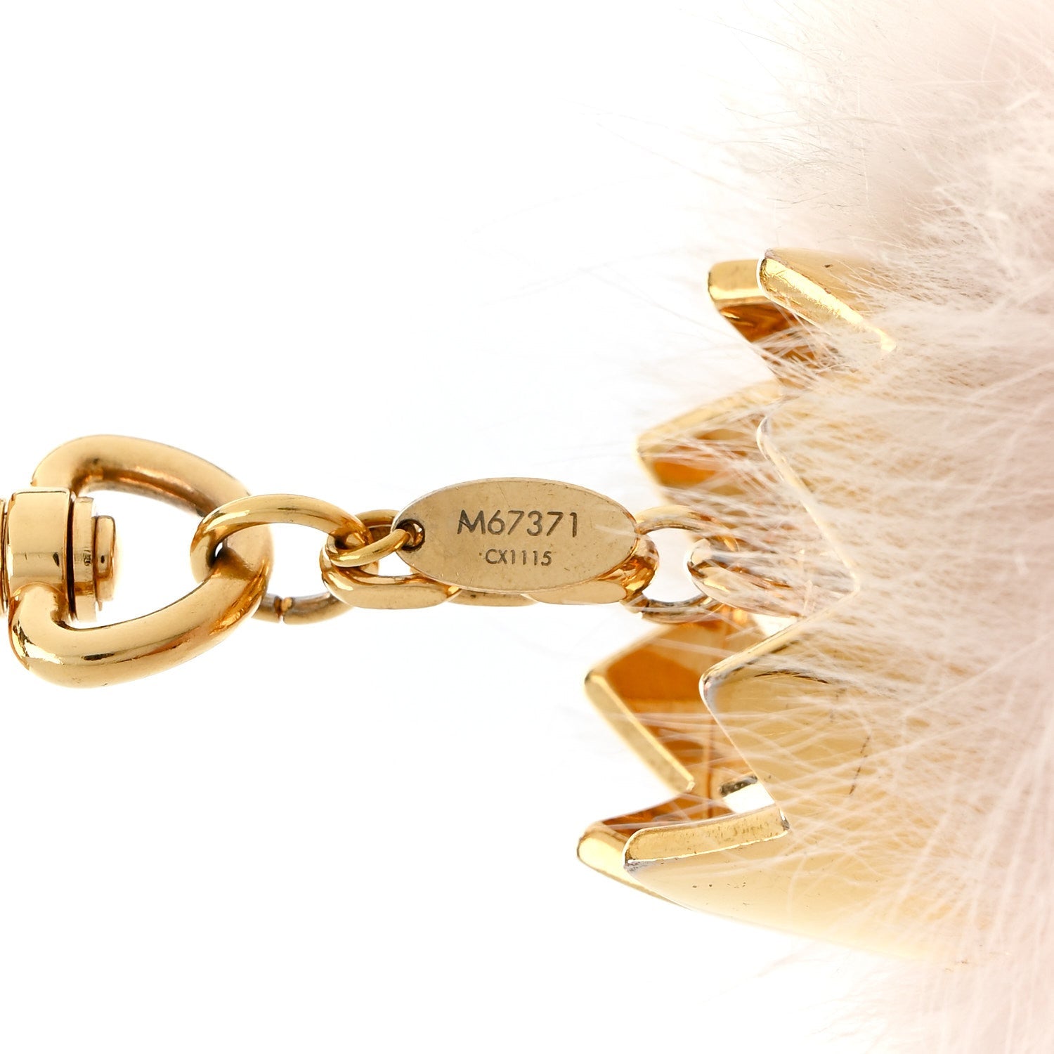 Fuzzy Bubble Bag Charm Light Pink
