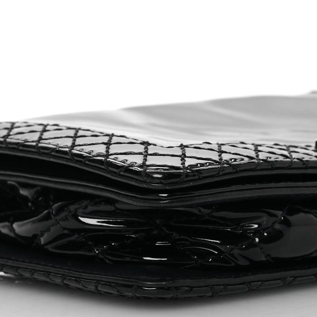 Patent Small Boy Reverso Flap Black