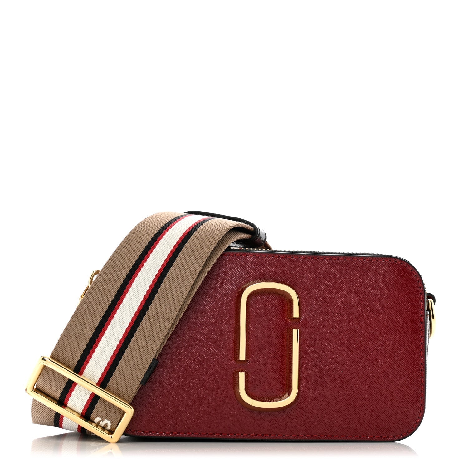 Saffiano Small Snapshot Camera Bag Cranberry Multicolor