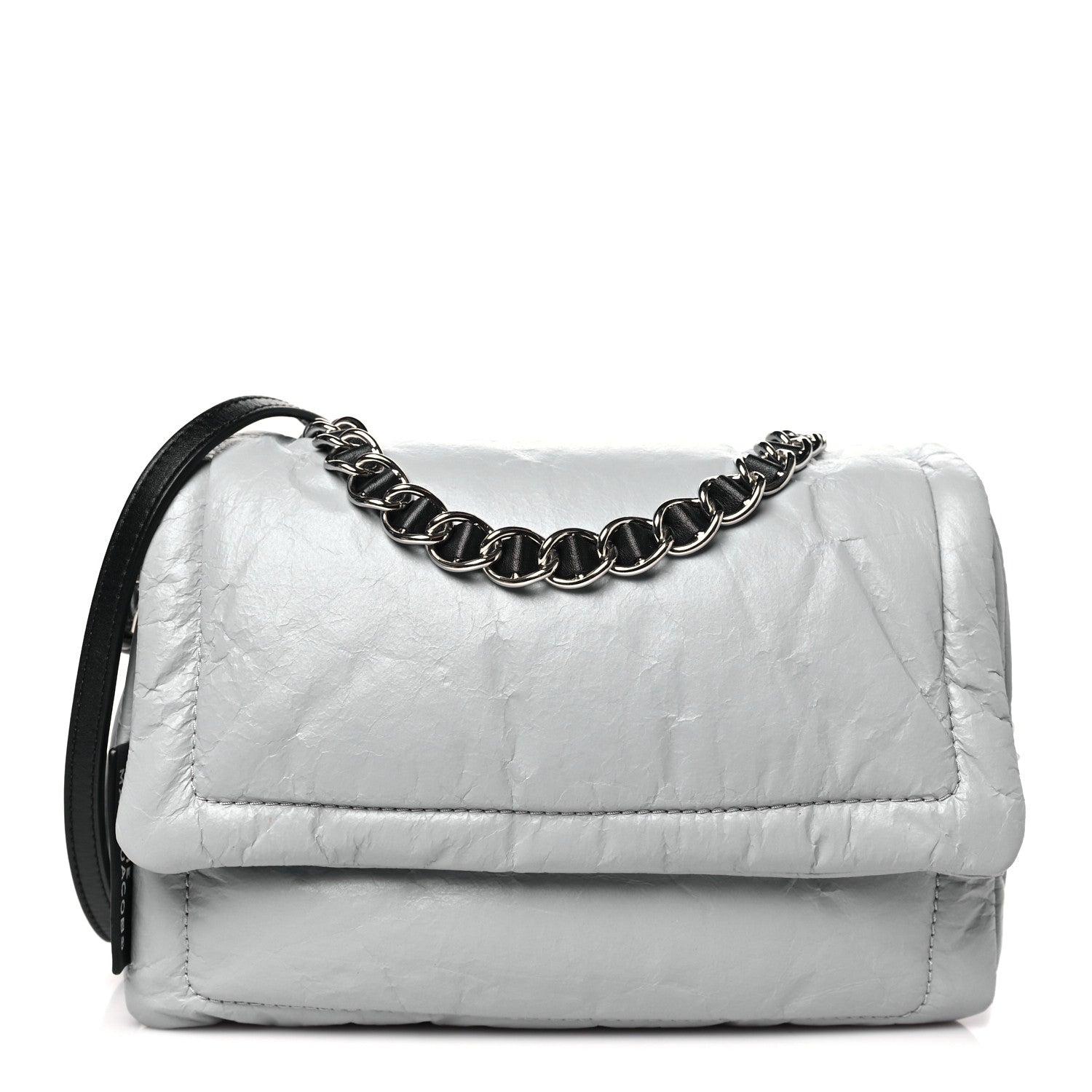 Lambskin The Pillow Bag Light Grey
