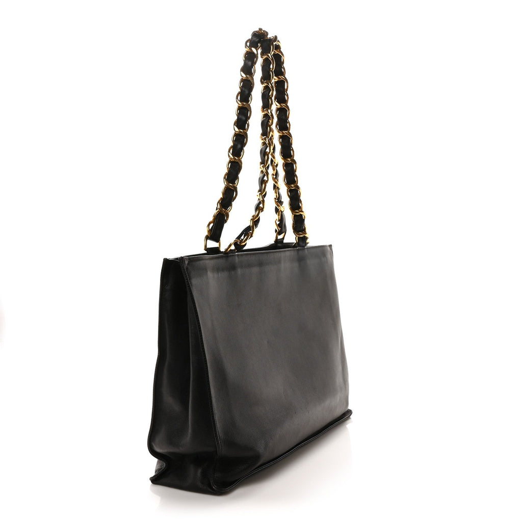 Lambskin CC Tote Black