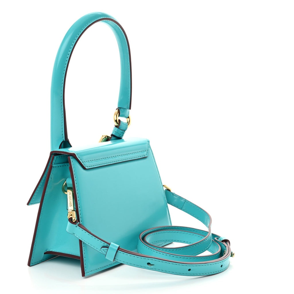 Smooth Calfskin Le Chiquito Boucle Moyen Turquoise