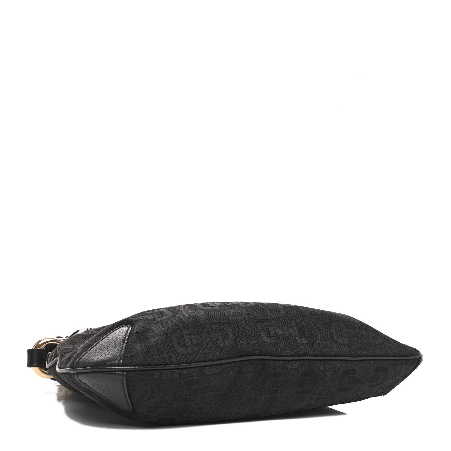 Canvas Horsebit Creole Hobo Black