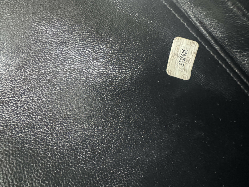 Chanel 1995 Vintage Barbie Black Heart Vanity Bag