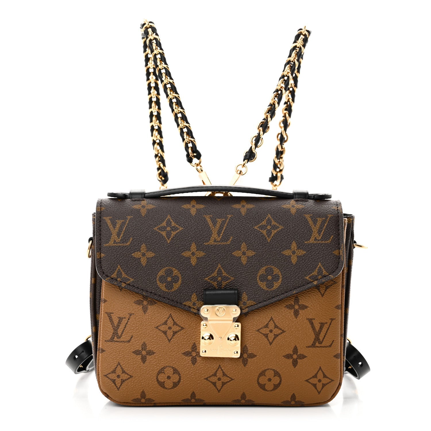 Reverse Monogram Pochette Metis Backpack