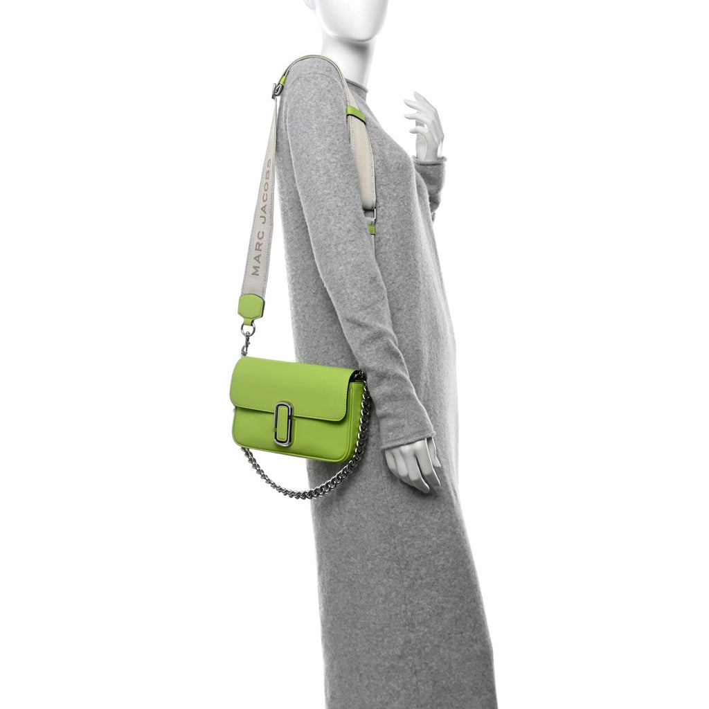 Calfskin The J Marc Shoulder Bag Green Glow