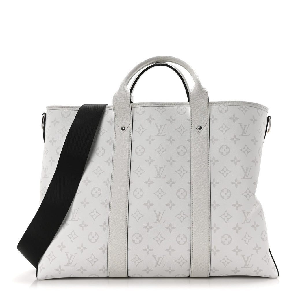 Monogram Eclipse Taigaramma Weekend Tote NM Optic White