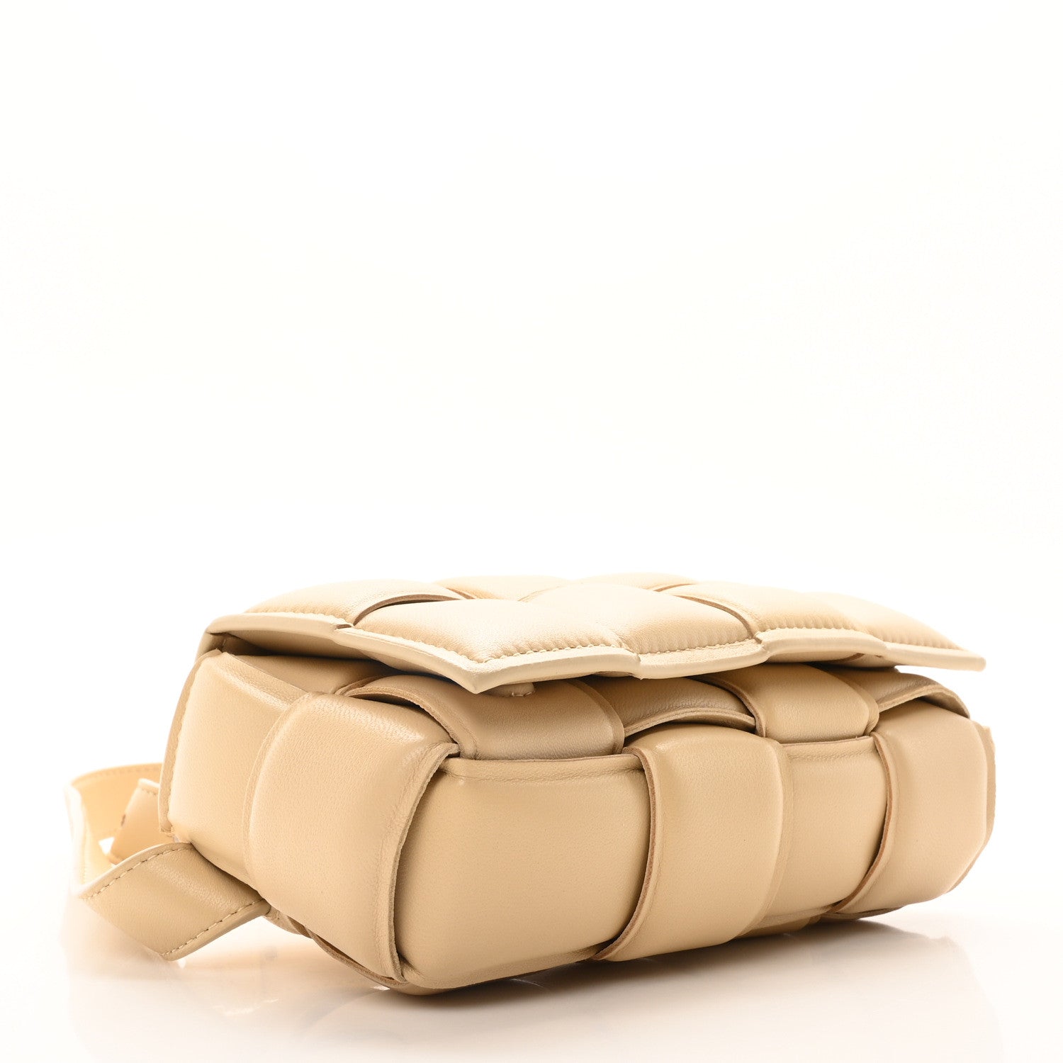 Nappa Maxi Intrecciato Padded The Belt Cassette Bag Porridge