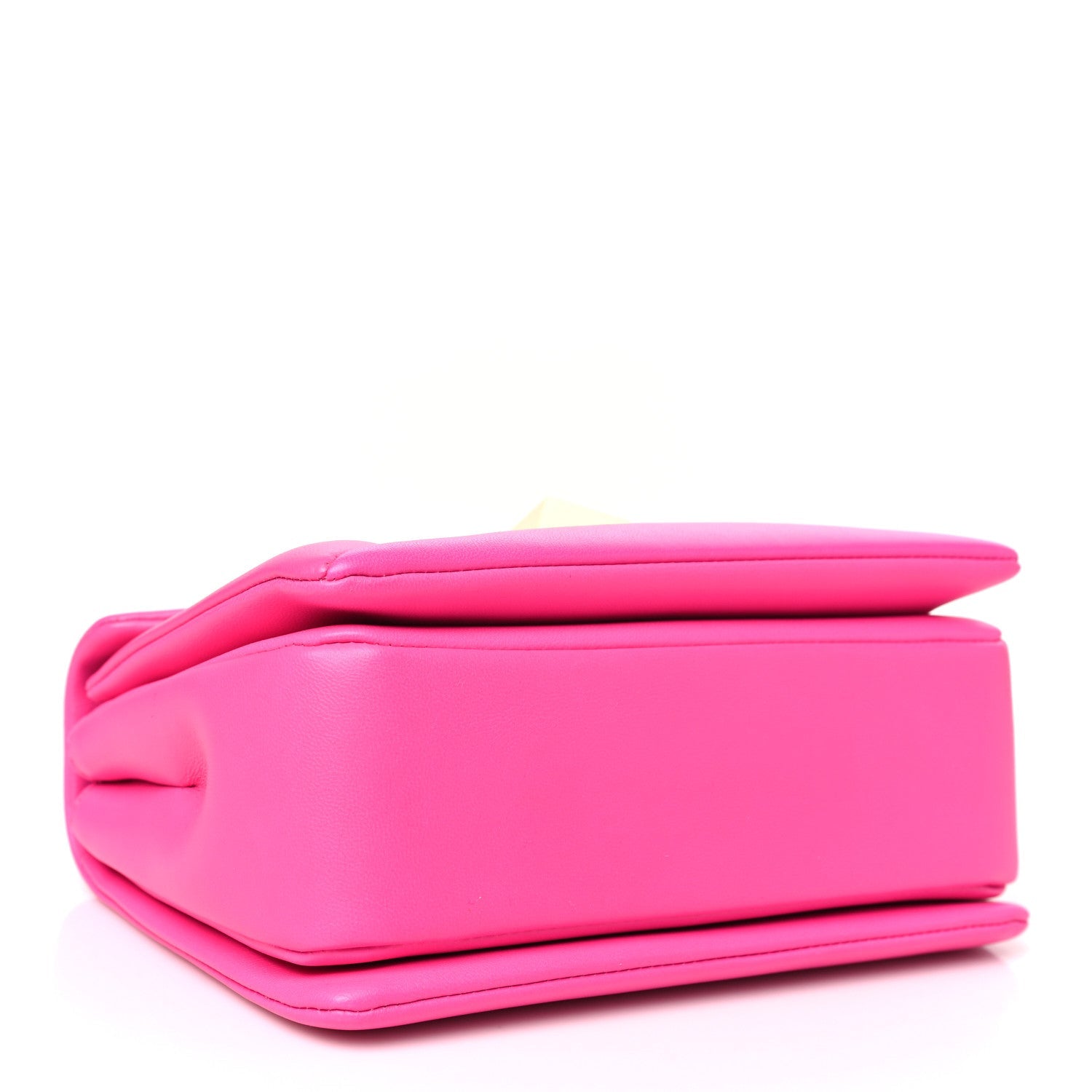 Nappa One Stud Chain Clutch Pink PP